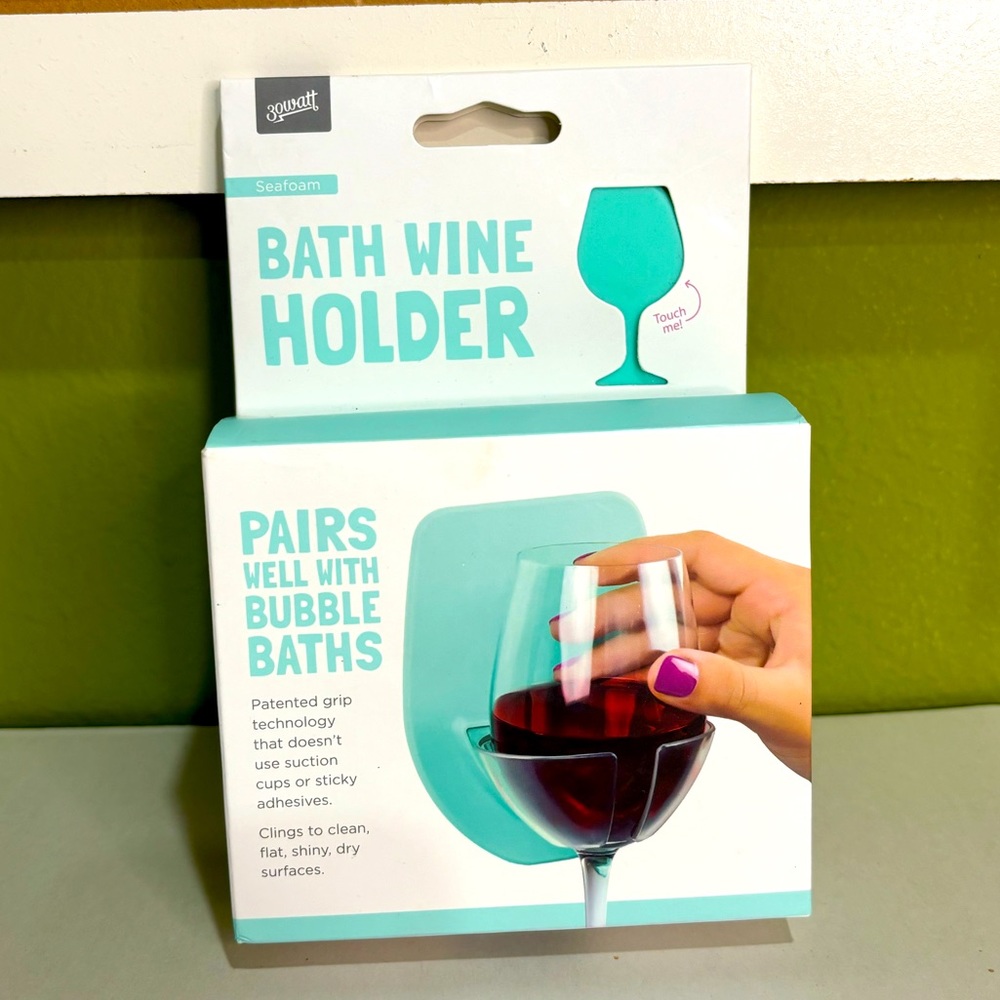 30 Watt Silicone Bathtub Wine Glass Holder New